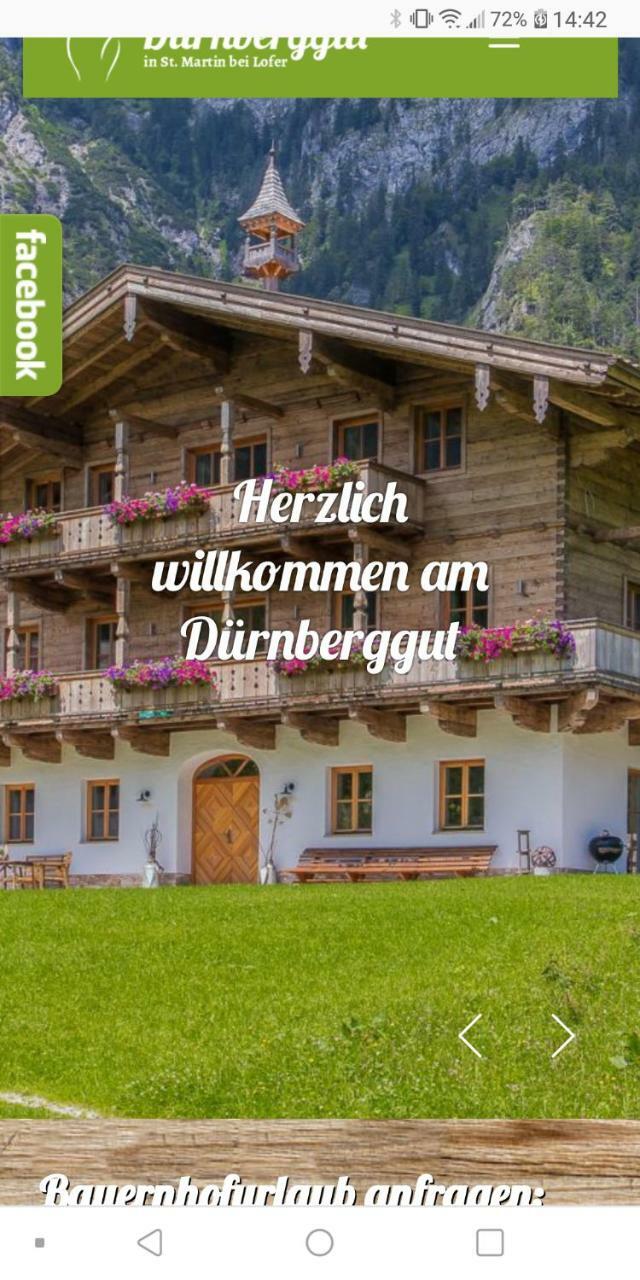 Apartamento Dürnberggut Sankt Martin bei Lofer Exterior foto